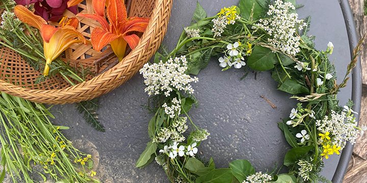 Summer Solstice Flower Crowns