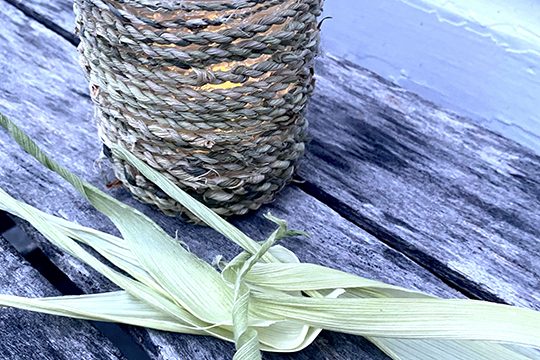 Corn Husk Candles