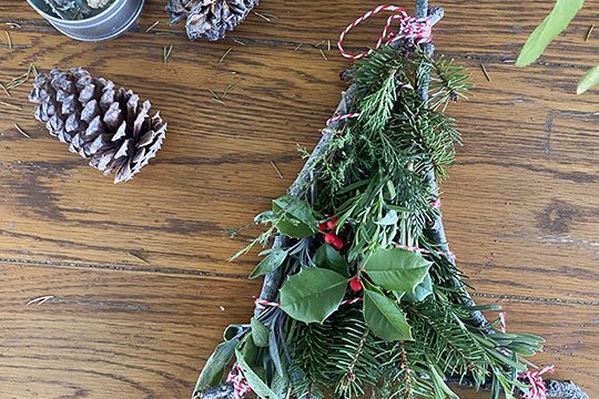 Winter Tree Weaving